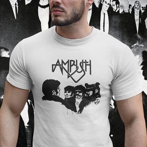 Ambush Gay Retro Bar T-Shirt, Queer History Vintage Graphic, First Soma Bar, Leather Tee, LGBTQ Pride Clothing, LGBT Retro Fashion, Unisex