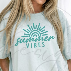 Summer Vibes SVG PNG, Summer Days SVG, Beach SVG, Sunshine SVG, Here Comes the Sun SVG, Lake Life SVG, Salty, Sunkissed SVG, Retro Summer