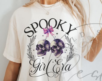 Spooky Girl Era PNG, Coquette Halloween png, Skeleton png, Spooky Mama png, Halloween png, Retro Halloween png, Halloween Sublimation
