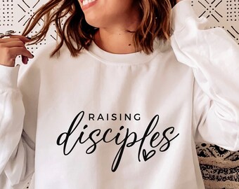 Raising Disciples SVG PNG, Raising Believers svg. Christian svg, Faith svg, Praying Mama svg, This Mama Prays svg, Jesus svg