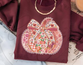 Calabaza de otoño floral preppy png, encaje de calabaza png, otoño de moda png, otoño png, otoño coqueto png, calabaza especiada png, es la temporada