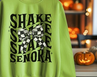 Shake Shake Shake Senora PNG, Never Trust the Living png, Halloween png, Trendy Halloween png, Funny Halloween png, Beetle png, Fall png