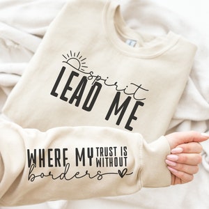 Spirit Lead Me SVG PNG, Christian svg, Created With a Purpose Svg, Christian Svg, Worthy Svg, You Matter Svg, Religious Svg, Faith Svg