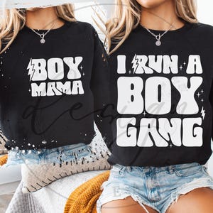 I Run A Boy Gang Front Back SVG PNG, Boy Mom SVG, Boy Mama SVG, Skeleton SVG, Life is Better with My Boys SVG, Moederdag SVG, Boy Mom Era