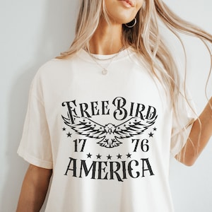 Free Bird America SVG PNG, Eagle svg, 4th of July svg, Independence Day svg, 4th of July Shirt, American Mama svg, Land of the Free svg