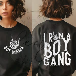 Ich laufe eine Jungen-Banden-Vorderseiten-Rückseite SVG PNG, Jungen-Mama-Svg, Jungen-Mama-Svg, Skelett-Svg, Das Leben ist besser mit meinen Jungen-Svg, Muttertags-Svg, Jungen-Mama-Ära