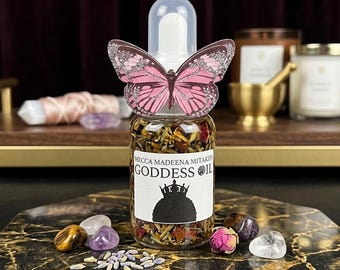 Anointing Oil for Spiritual Rituals, Crown & Conjure Manifestation Oil, Aromatherapy Body Oil for Meditation, Conjure Oil, Gift for Her