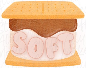Soft S'mores PNG | Body Positive Art (Digital Download)