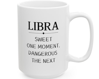 Taza del zodiaco Libra, regalo del zodiaco Libra, taza de regalo de astrología Libra, regalo del horóscopo Libra, regalo de cumpleaños Libra, taza de astrología Libra, regalo del zodiaco