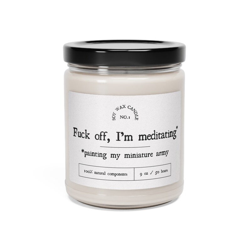 Wargamer Candle, Funny Gift for War Gamers, Scented Soy Candle, 9oz Etsy