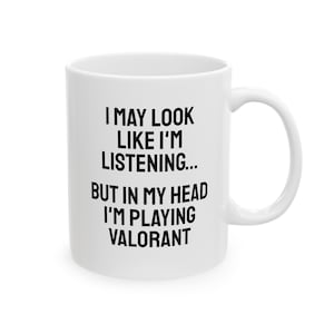 Valorant Inspired Gift, Valorant Mug, Funny Gift For Valorant Players, Video Gamer Gift, Valorant Video Game Gift