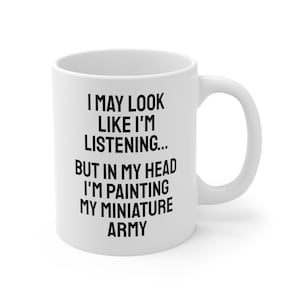 Wargamer Tasse - Geschenk für Miniature Armee Fans