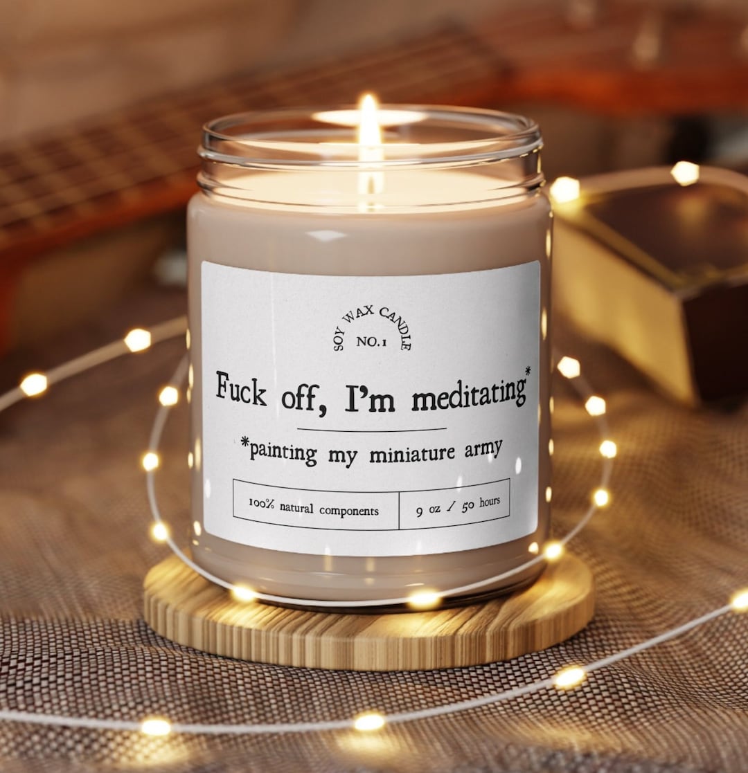 Wargamer Candle, Funny Gift for War Gamers, Scented Soy Candle, 9oz Etsy