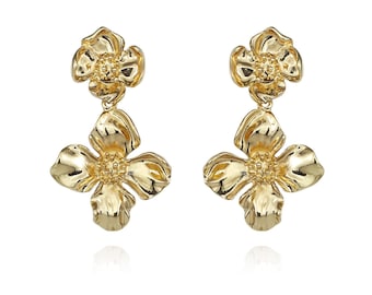 Flower Drop Earrings