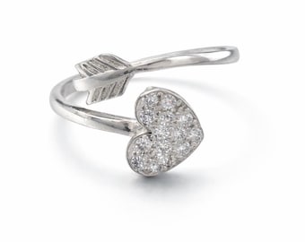 Cupid's Arrow Ring | Silver Ring