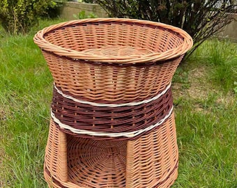 Maison en osier pour chat, lit en osier pour animal de compagnie, grotte pour chat, maison en rotin pour animaux de compagnie, lit pour chat en osier, niche pour chat faite main, panier pour animal de compagnie, grotte confortable pour chat, cadeau pour animal de compagnie