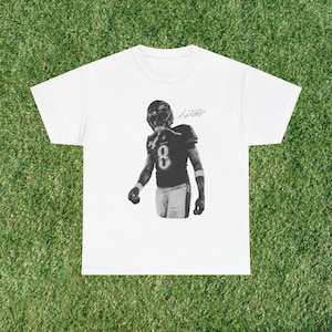 Lamar Jackson Signature T-Shirt | NFL, Ravens Football, MVP Quarterback, Lamar Merch, Game Day Shirt, Unisex Sports Tee