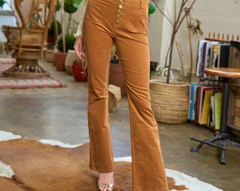 Corduroy Flare Pants