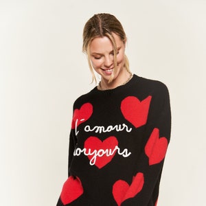 Heart print sweatshirt 2025
