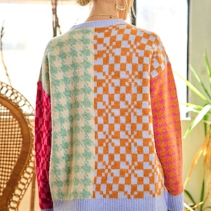 Patchwork Oversized Sweater image 5