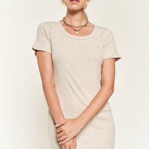 Short Sleeve Slim Fit Dress image 4