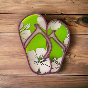 Beach life flip flops night light