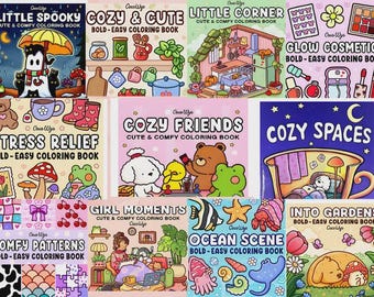 Coloring books mega bundle, Disney coloring books, comfy and cozy coloring books, coco wyo coloring books brow, Kids and adult coloring