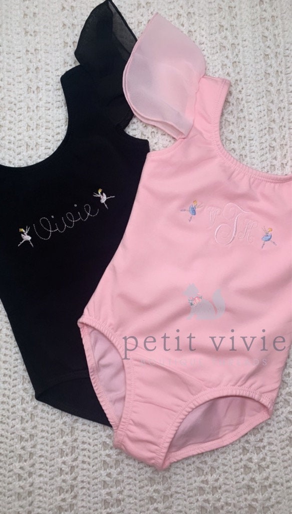 Custom Inked Rainbow Bright Flutter Strap Leotard - Lycra main image 1