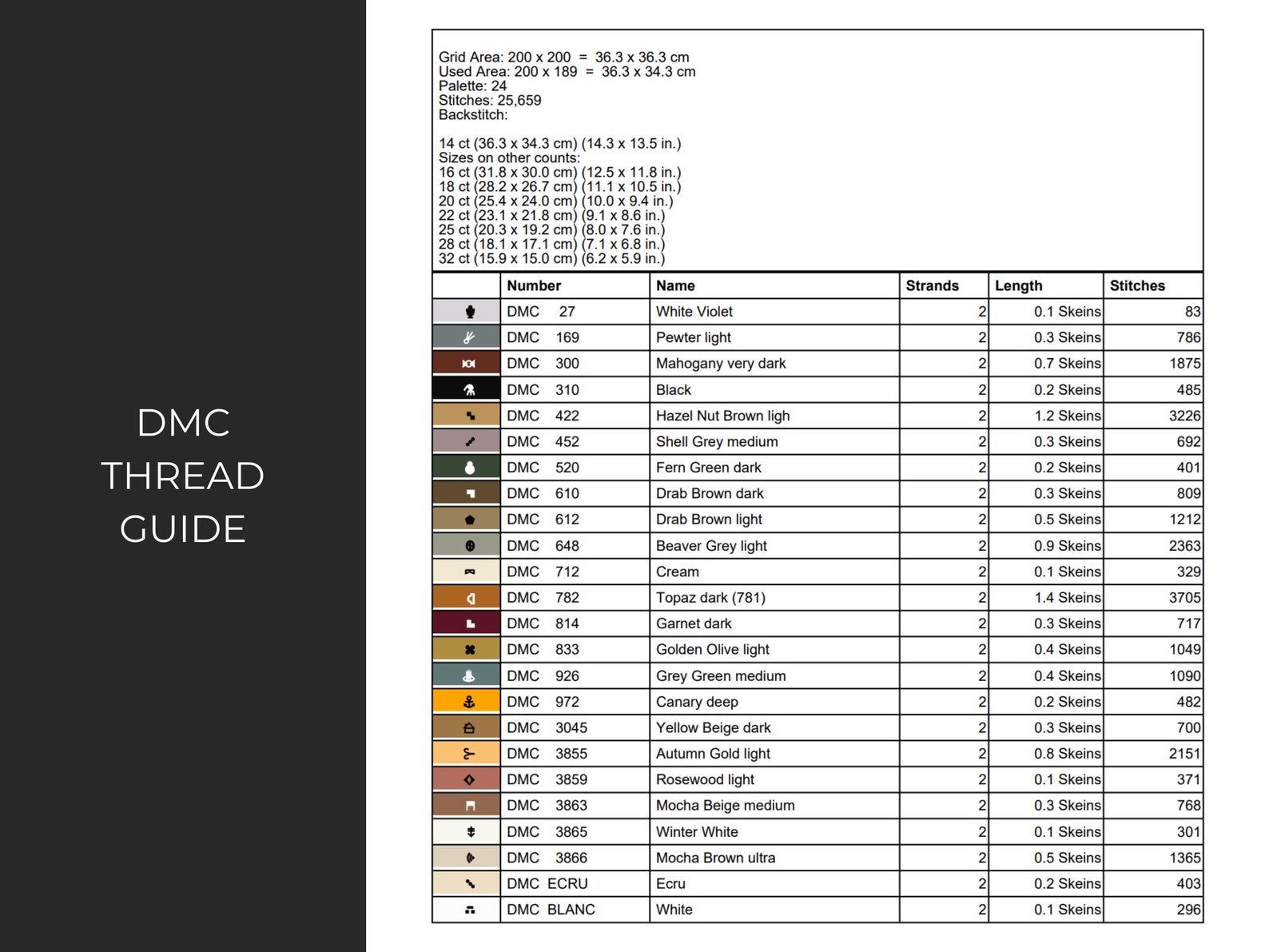 Cockapoo Cross Stitch Design Pattern, Watercolor Dog Portrait, Instant ...