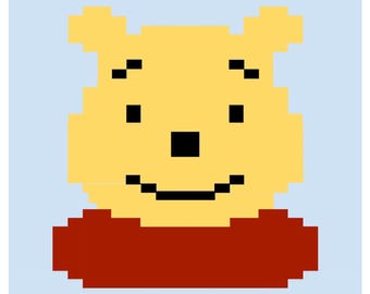 Winnie the Pooh Chunky Knit Blanket Pattern (PDF Download)