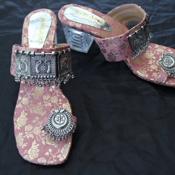 kolhapuri chappal with heels