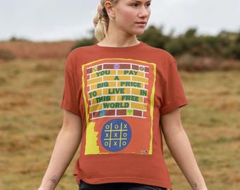 Camiseta de protesta para mujeres "Barreras a la libertad"