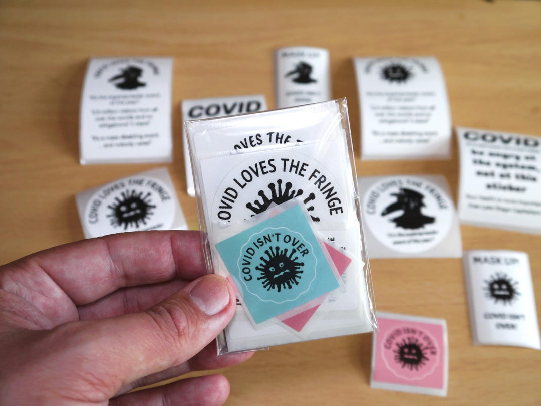 Covid Careful Sticker Set- Updated for 2025 - Etsy