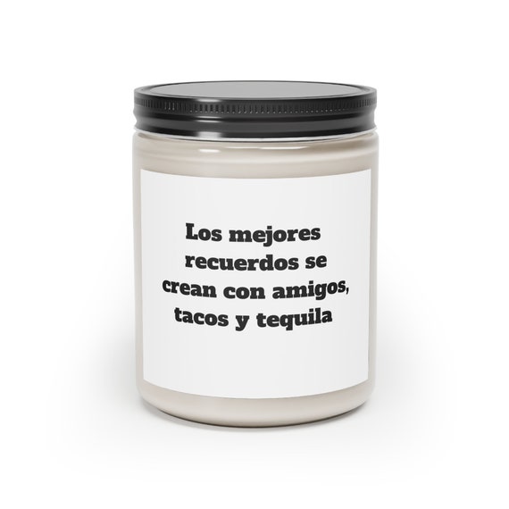 Tacos Y Tequila, Regalo Para Novio, Regalo Para Novia, Regalo Para Hombre,  Regalos Personalizados, Regalo Chistoso Vela 