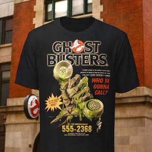 Ghostbusters T-Shirt, Firehouse Ghostbusters Tee, 80s Horror Comedy Fan Shirt, Who Ya Gonna Call Graphic Tee Unisex t-shirt