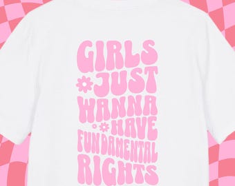 Camiseta com os dizeres | Camiseta "Direitos das Mulheres" | Estampa de camiseta | Feminismo | Igualdade | Direitos das Mulheres | Empoderamento