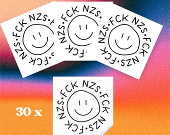 Fck Nzs Sticker | Fck AFD Sticker | "Fck Nzs" Sticker | Anti AFD | Fck Nzs | Fck AFD | Outdoor Sticker | Decal