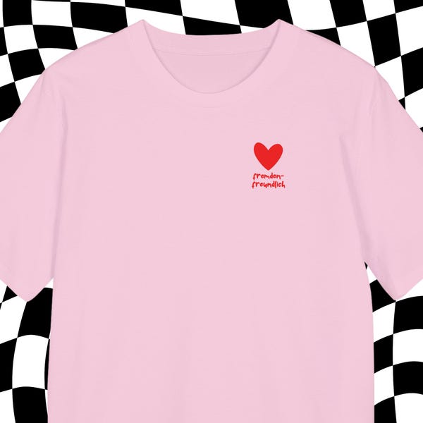 Slogan pour t-shirt | T-shirt « accueillant les étrangers » | Antifa | Impression sur t-shirt | T-shirt femme | T-shirt homme | Anti-AfD | À bas la NZS | À bas l'AfD