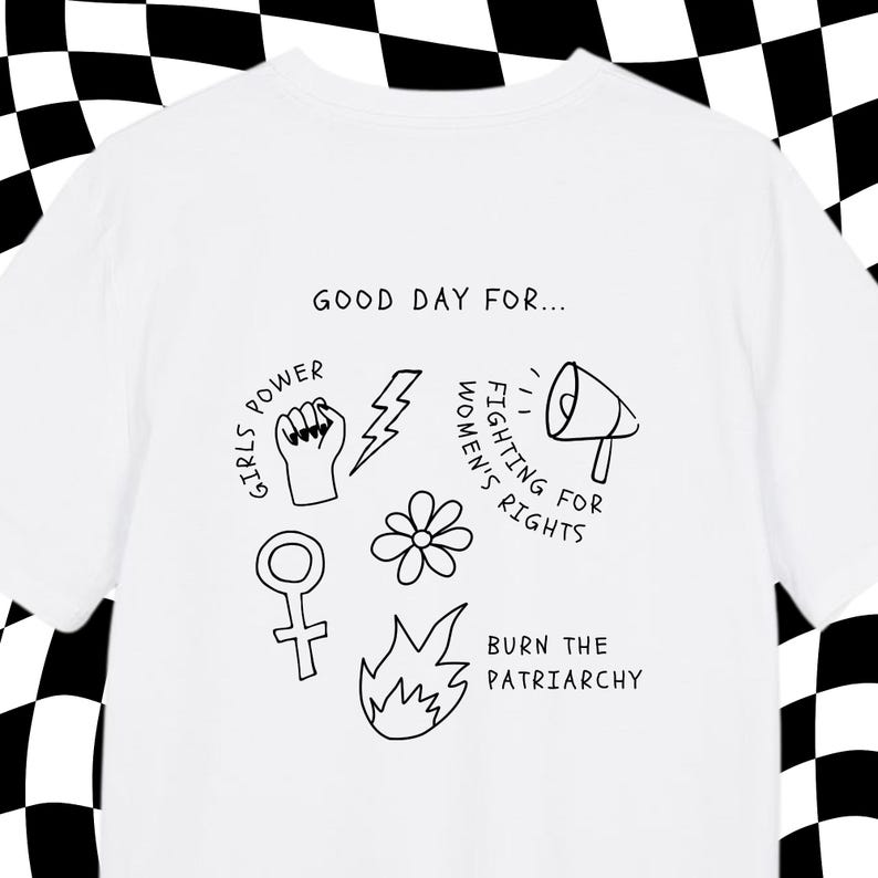 T-shirt saying | T-shirt "Burn the Patriarchy" | T-shirt print | Feminism | Equality | Women's Rights | Empowerment image 1