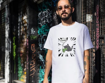 T-Shirt "Fck Afd" | T shirt saying | T Shirt Print | Anti Afd | Fck Nzs | Fck Afd | T-shirt oversize | T-shirt retro