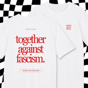 Fuck AfD | Fuck NZS | Anti AfD | Antifa | Against the Right | Women's T-Shirt | Men's T-Shirt | Birthday Gift | "Together Against Fascism."
