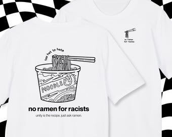 Anti Afd | Fck Nzs | Fck Afd | Antifascismo | Maglietta con scritta | Stampa su maglietta | Maglietta "No Ramen ai razzisti"