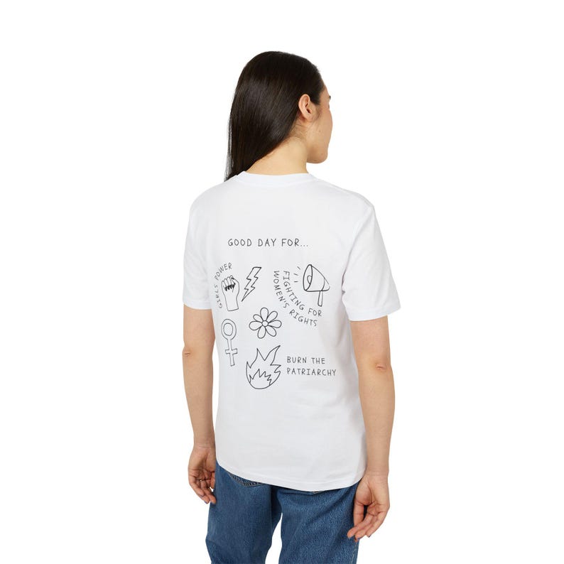 T-shirt saying | T-shirt "Burn the Patriarchy" | T-shirt print | Feminism | Equality | Women's Rights | Empowerment image 4