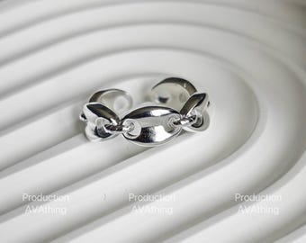 UK seller! Minimalist chain thin silver elegant rings,decent s925 silver ring, statement Ring,gift for her,silver ring,waterproof, cute ring