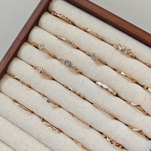 UK seller! 23pcs pearl gold set rings, gold Ring set ,gift for her Gold Midi Ring Set, cute thin ring set, stackable rings, bohemian