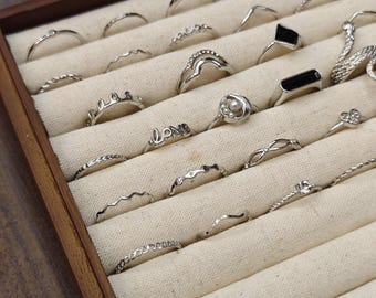 UK seller!29pcs star silver retro set rings, gold Ring set ,gift for her Gold Midi Ring Set, cute thin ring set, stackable rings, bohemian