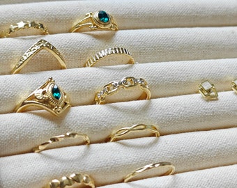 Verkäufer aus England! Schmetterling Ringset, Geschenkset, Ringschiene, Geschenkset, Geschenkset, Geschenkset, handgemachtes Geschenkset
