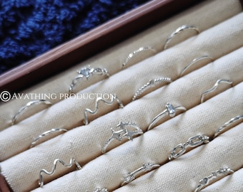 UK seller! 22pcs silver set rings, gold Ring set ,gift for her silver Midi Ring Set, cute ring set, stackable rings, bohemian, heart, stars