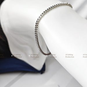 Box chain steel bracelet, stainless steel waterproof Bracelet ,thin Minimalist bracelet, gift for her, women bracelet , stackable bracelet