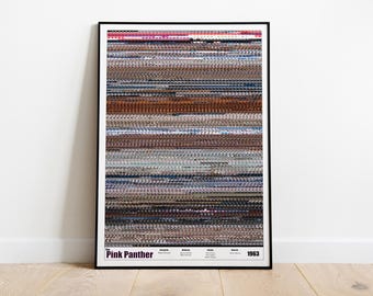 The Pink Panther, 1963, Full Movie Print- Whole Movie Poster Print - Details -FMP114* (24"x36")
